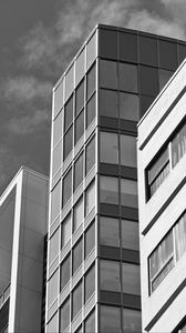Preview wallpaper buildings, architecture, bw, gray