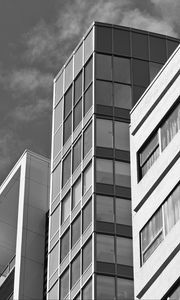 Preview wallpaper buildings, architecture, bw, gray