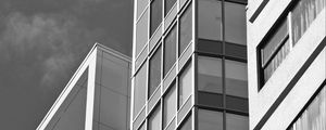 Preview wallpaper buildings, architecture, bw, gray