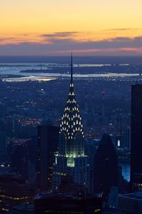Preview wallpaper buildings, architecture, city, tower, evening