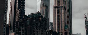Preview wallpaper buildings, architecture, city, skyscrapers, gray