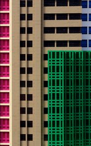 Preview wallpaper buildings, architecture, constructor, colorful