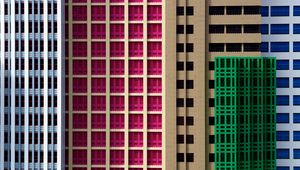 Preview wallpaper buildings, architecture, constructor, colorful