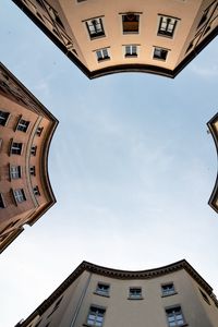 Preview wallpaper buildings, architecture, facade, bottom view