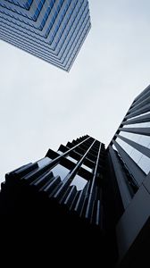 Preview wallpaper buildings, architecture, facade, bottom view, sky