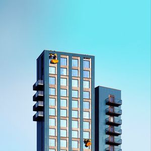 Preview wallpaper buildings, architecture, facade, minimalism