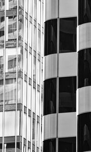 Preview wallpaper buildings, architecture, facades, black and white