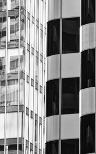 Preview wallpaper buildings, architecture, facades, black and white