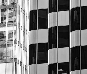 Preview wallpaper buildings, architecture, facades, black and white