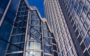 Preview wallpaper buildings, architecture, glass, reflection