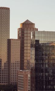 Preview wallpaper buildings, architecture, glass, brown