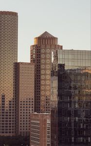 Preview wallpaper buildings, architecture, glass, brown