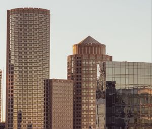 Preview wallpaper buildings, architecture, glass, brown