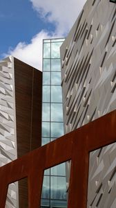 Preview wallpaper buildings, architecture, glass, clouds
