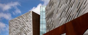 Preview wallpaper buildings, architecture, glass, clouds