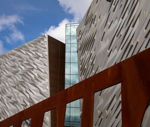 Preview wallpaper buildings, architecture, glass, clouds
