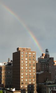Preview wallpaper buildings, architecture, rainbow