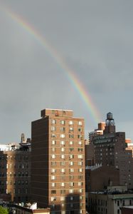 Preview wallpaper buildings, architecture, rainbow