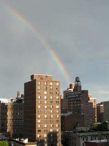 Preview wallpaper buildings, architecture, rainbow
