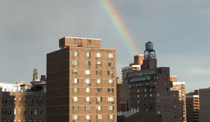 Preview wallpaper buildings, architecture, rainbow