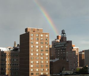 Preview wallpaper buildings, architecture, rainbow
