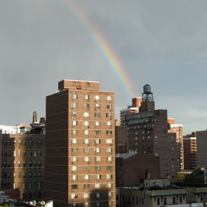 Preview wallpaper buildings, architecture, rainbow