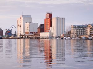 Preview wallpaper buildings, architecture, river, water, reflection