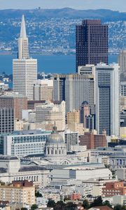 Preview wallpaper buildings, architecture, sea, city
