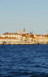 Preview wallpaper buildings, architecture, sea, embankment