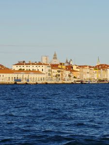 Preview wallpaper buildings, architecture, sea, embankment