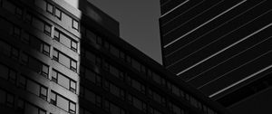 Preview wallpaper buildings, architecture, shadow, bw