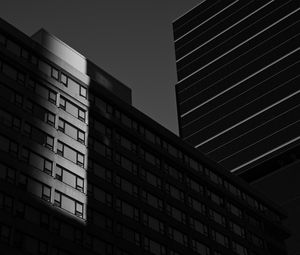 Preview wallpaper buildings, architecture, shadow, bw
