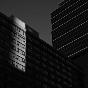 Preview wallpaper buildings, architecture, shadow, bw