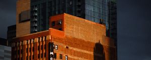 Preview wallpaper buildings, architecture, shadow, dusk, city