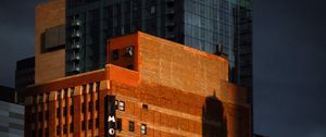 Preview wallpaper buildings, architecture, shadow, dusk, city