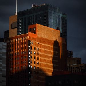 Preview wallpaper buildings, architecture, shadow, dusk, city