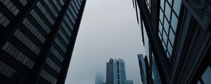 Preview wallpaper buildings, architecture, sky, gray