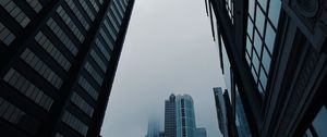 Preview wallpaper buildings, architecture, sky, gray