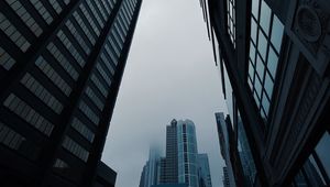 Preview wallpaper buildings, architecture, sky, gray
