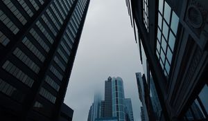 Preview wallpaper buildings, architecture, sky, gray