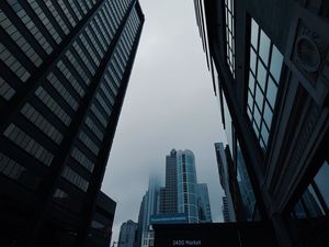 Preview wallpaper buildings, architecture, sky, gray
