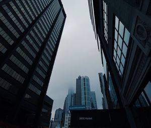 Preview wallpaper buildings, architecture, sky, gray
