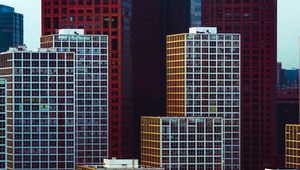 Preview wallpaper buildings, architecture, skyscraper, apartment