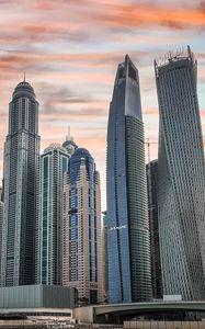 Preview wallpaper buildings, architecture, skyscrapers, city, dubai, uae