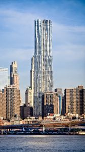 Preview wallpaper buildings, architecture, skyscrapers, city, metropolis, brooklyn, new york
