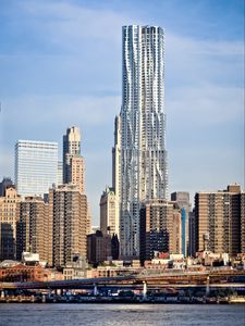 Preview wallpaper buildings, architecture, skyscrapers, city, metropolis, brooklyn, new york