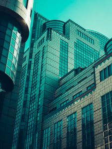 Preview wallpaper buildings, architecture, windows, facade, bottom view