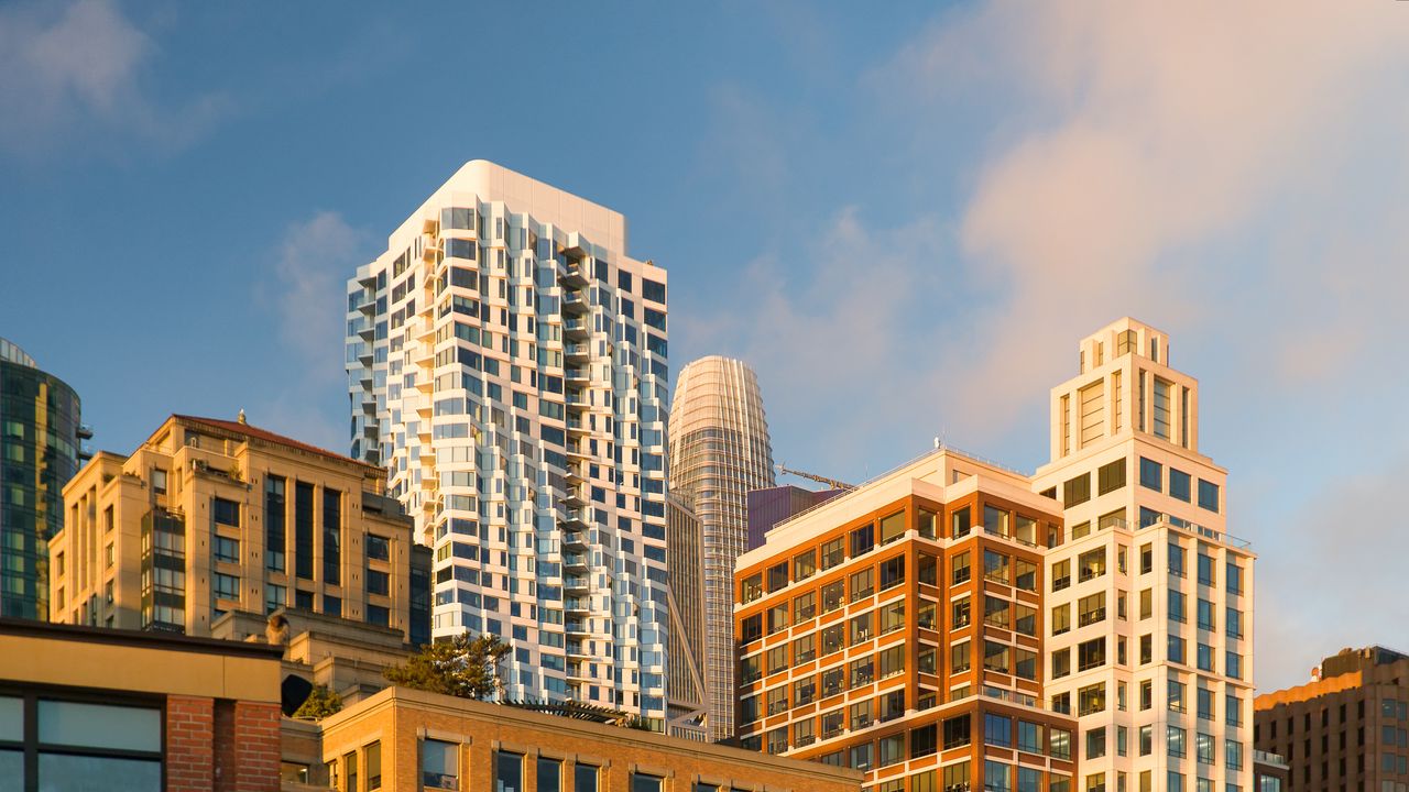 Wallpaper buildings, architecture, windows, facade, city