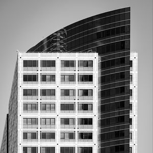 Preview wallpaper buildings, architecture, windows, facade, black and white