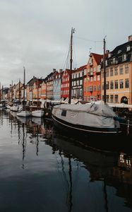 Preview wallpaper buildings, boats, canal, water, city